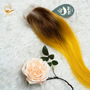 4x4 Lace Closure Ombre Straight Hair